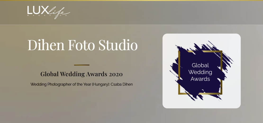 Wedding Photographer Award 2020